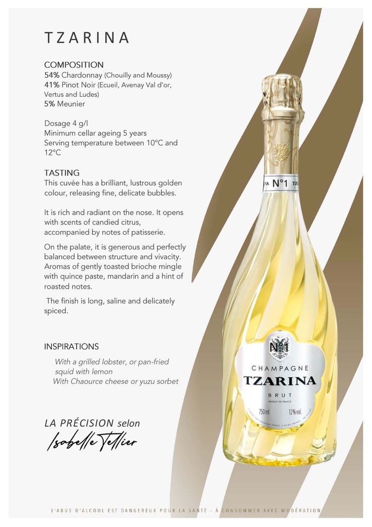 Tsarine Champagne, Tzarina N.1 | La Boutique Du Vin